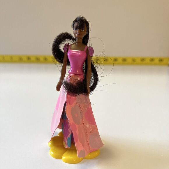 RARE Barbie Beauty Blossom Vintage Mattel Barbie African American Happy Meal Toy - Picture 1 of 3